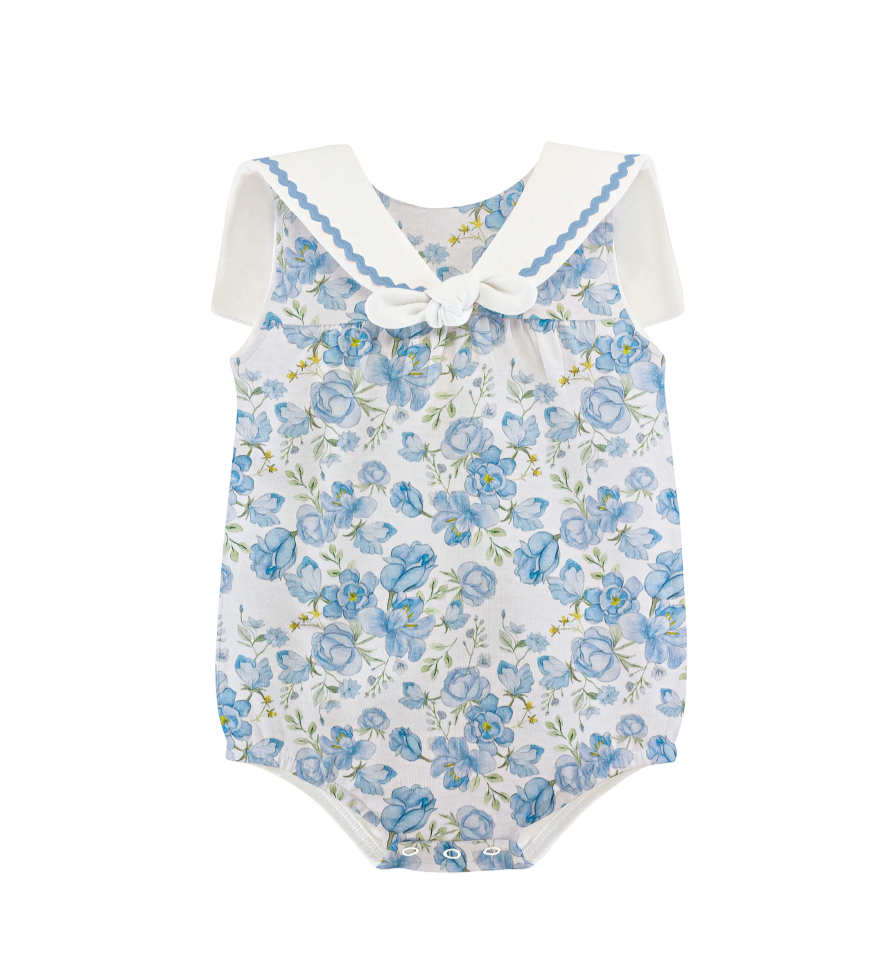 Spring in Blue Bubble with Sailor Collar