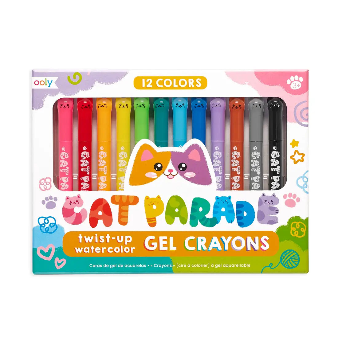 Cat Parade: Twist Up Watercolor Get Crayons