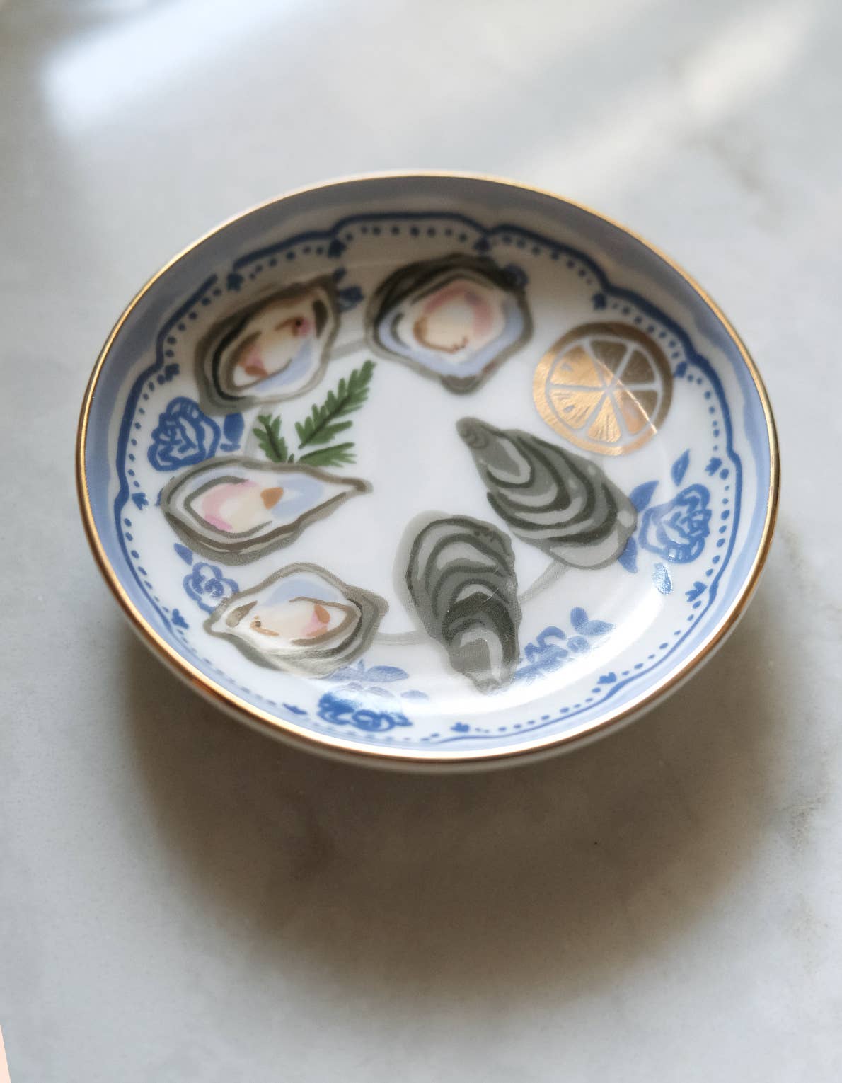Porcelain Trinket Dish | Oysters