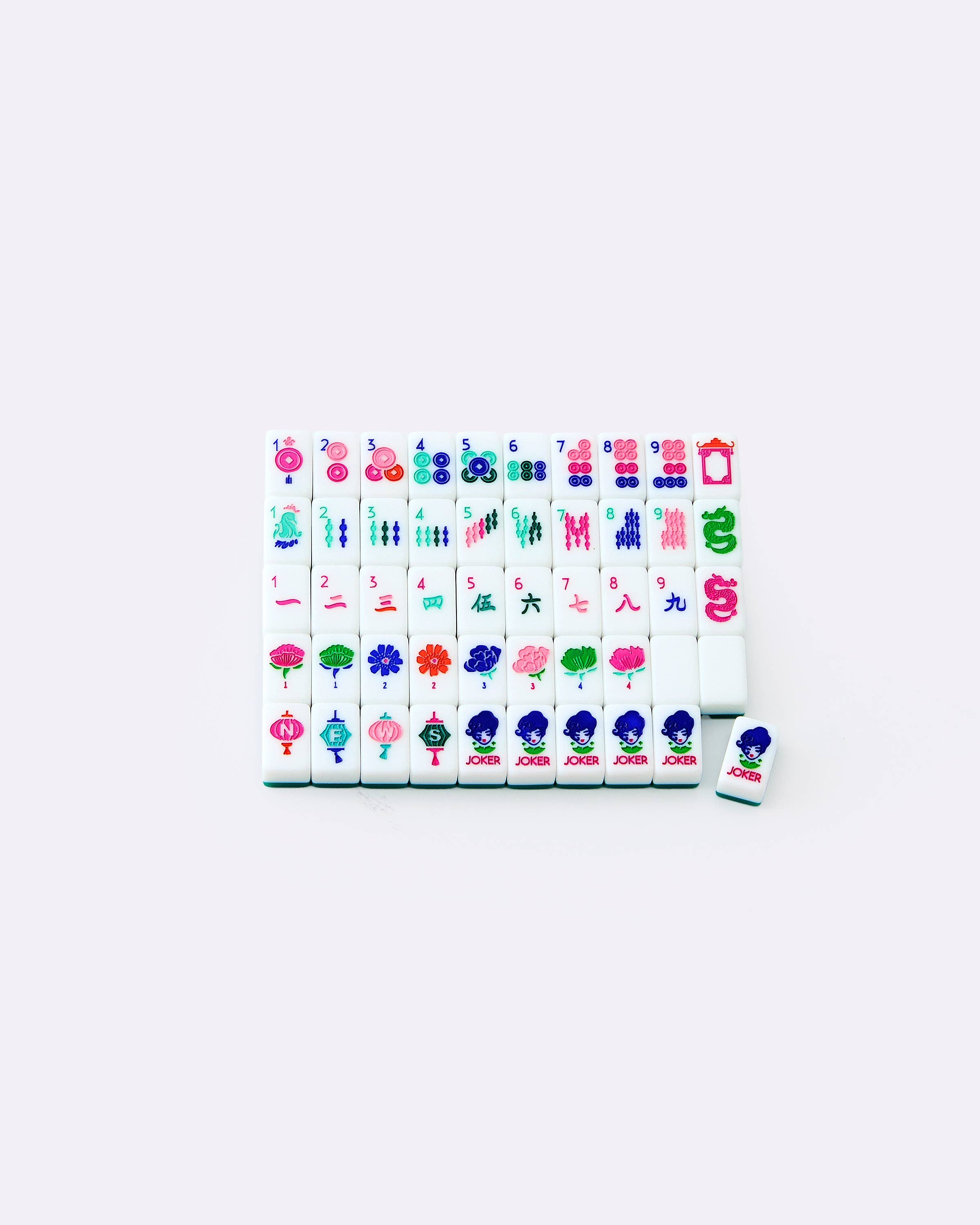 Palm Beach Green Mahjong Travel Set