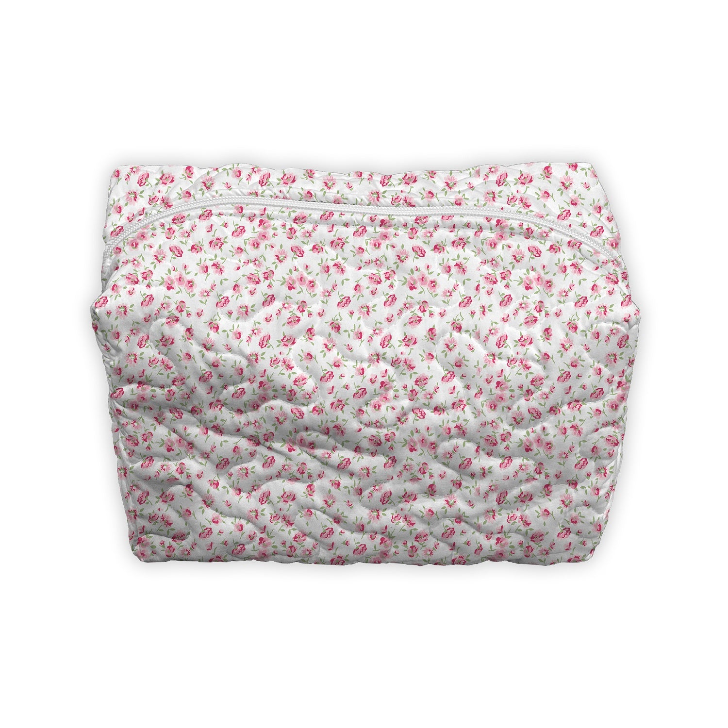 Tricia Floral Hot Pink Large Makeup Bag