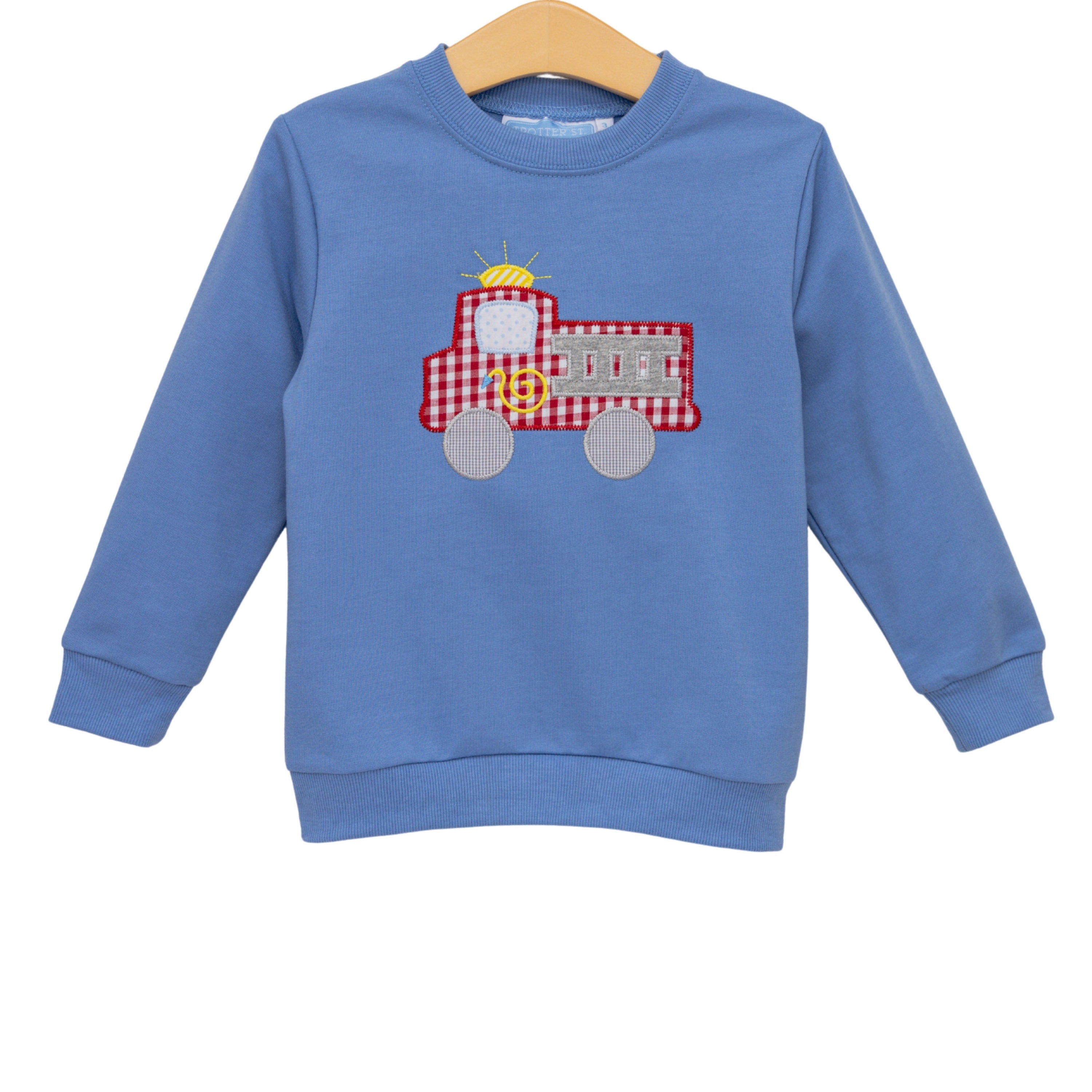 French Terry Pullover - Firetruck