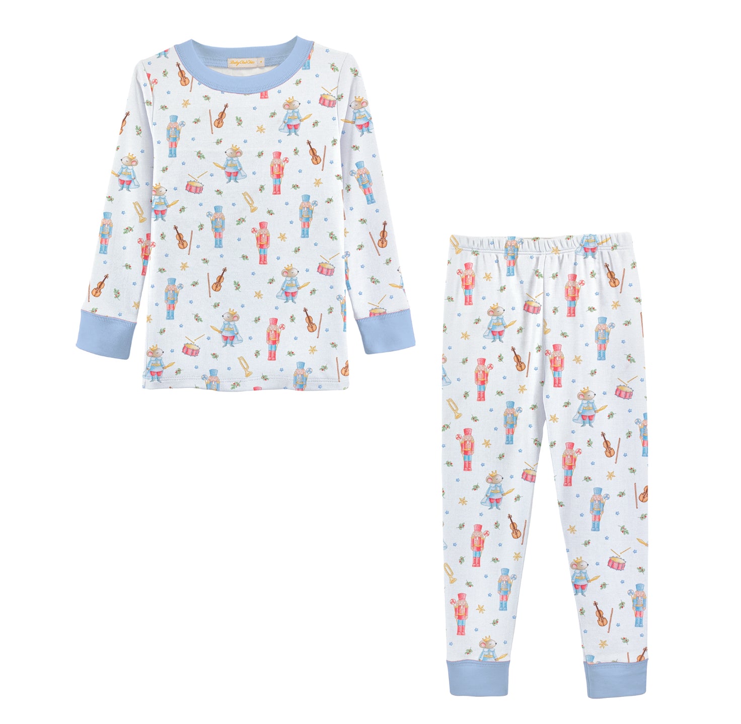 Blue Nutcracker Kids Pjs