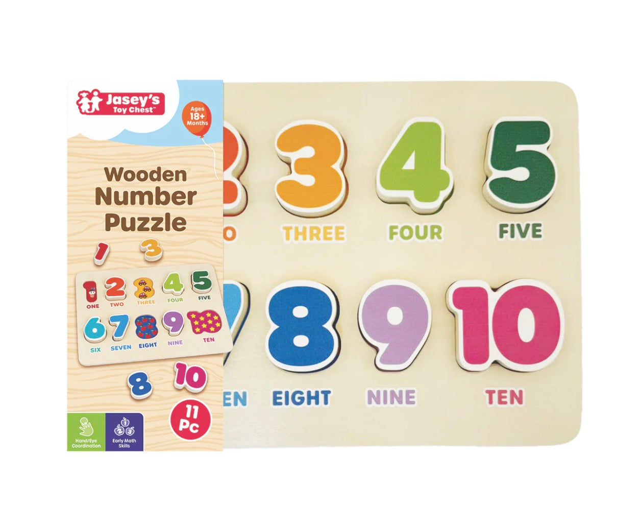 Wooden Number Puzzle