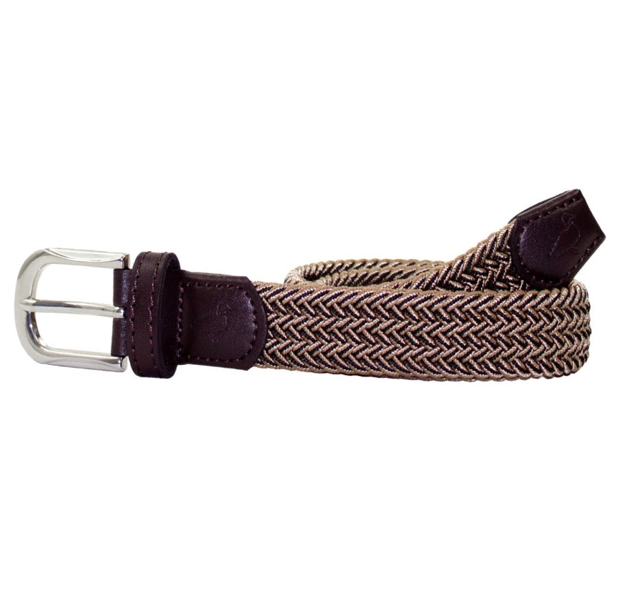 Boys Country Club Stretch Belt-Saddle