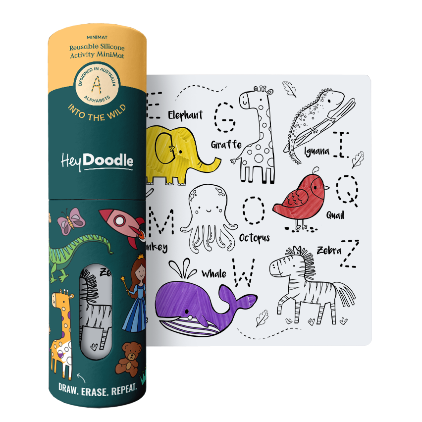Into the Wild Mini Silicone Coloring Mat
