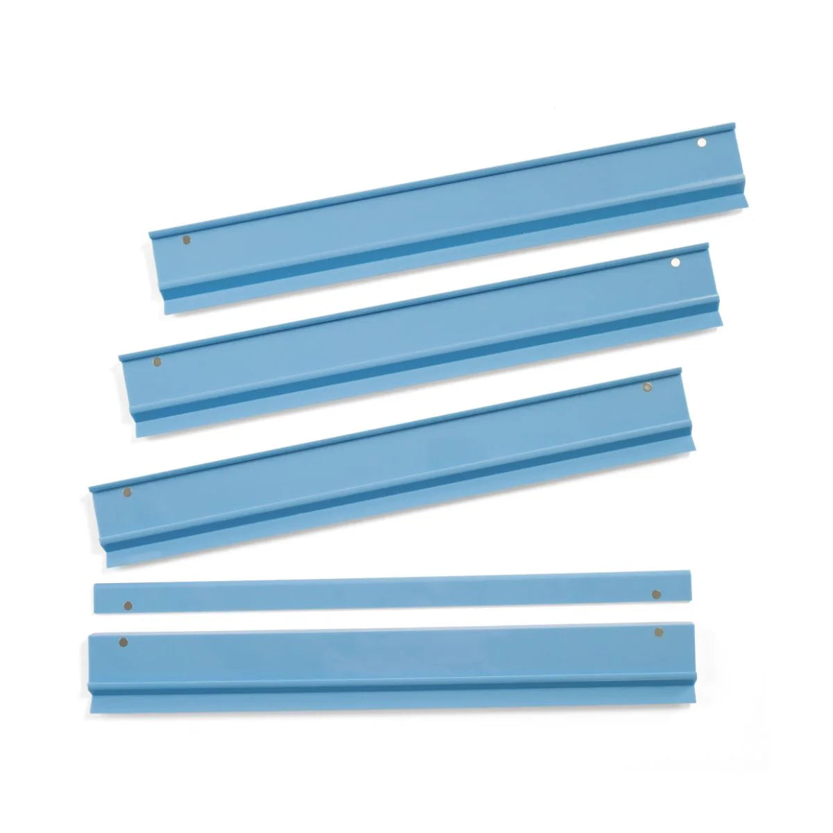 Set of Four Dusty Blue Mahjong Racks
