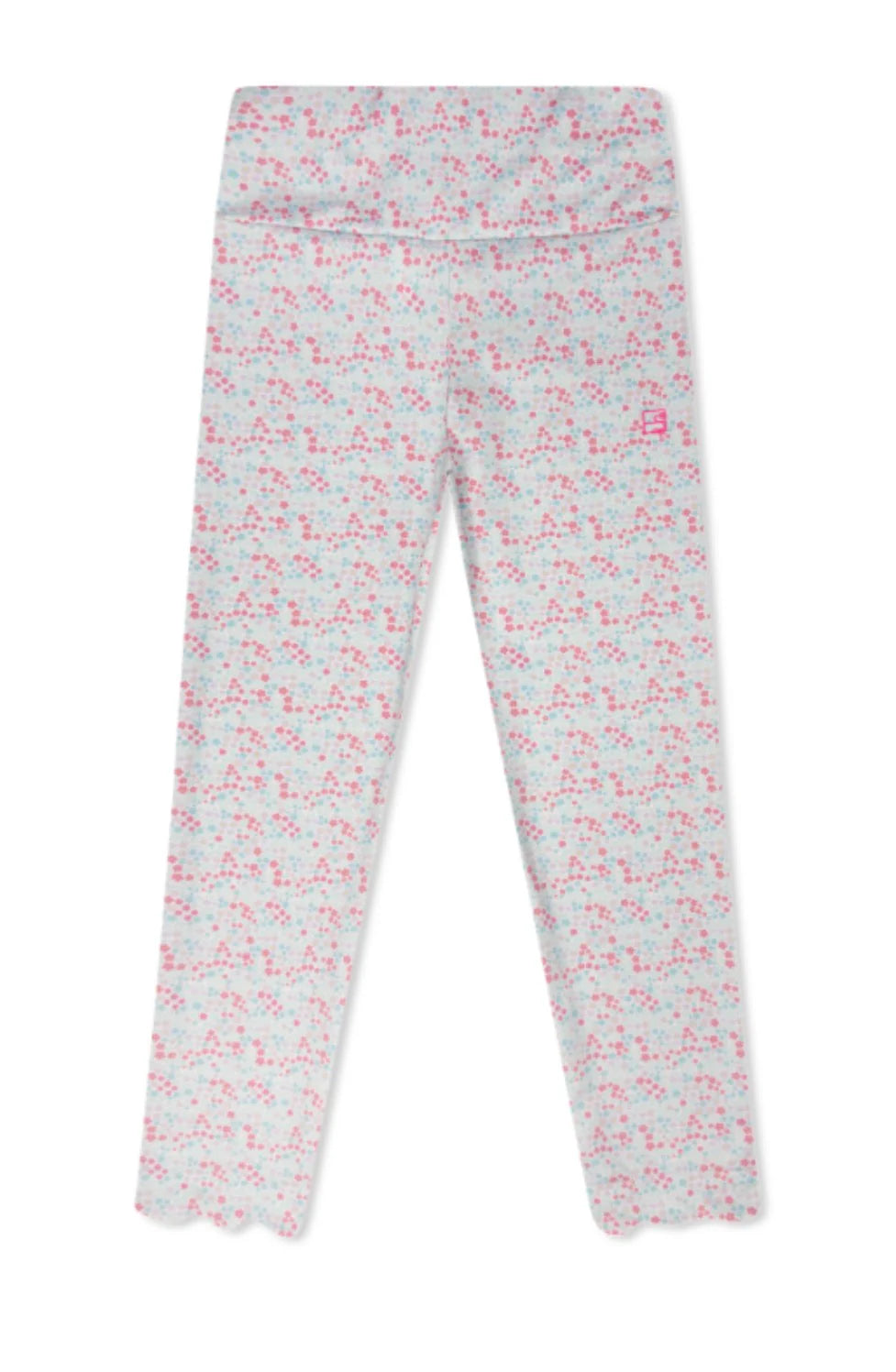 Sadie Scallop Legging- Petal Play