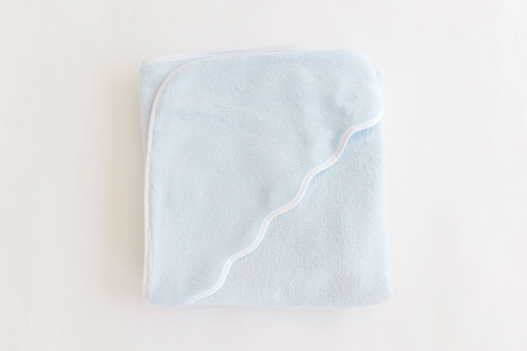Hooded Towel- Blue Terry