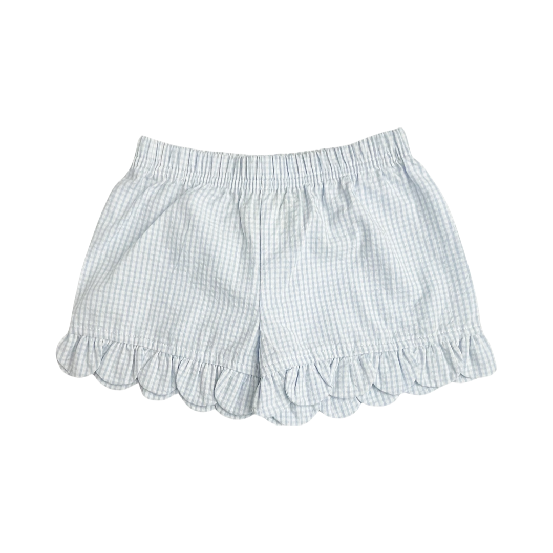 Petal Short in Blue Mini Seersucker