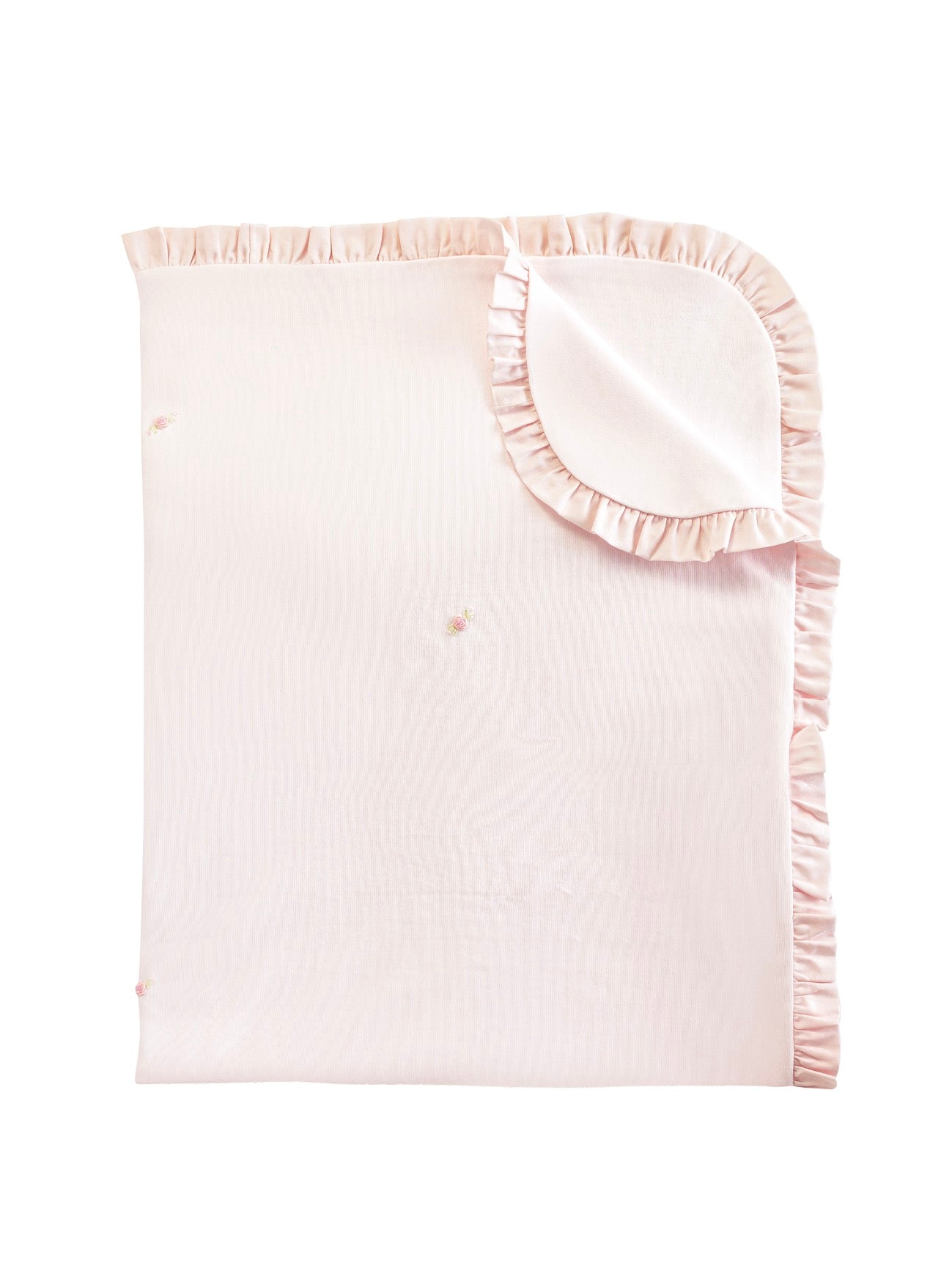 Sweet Roses Ruffle Blanket