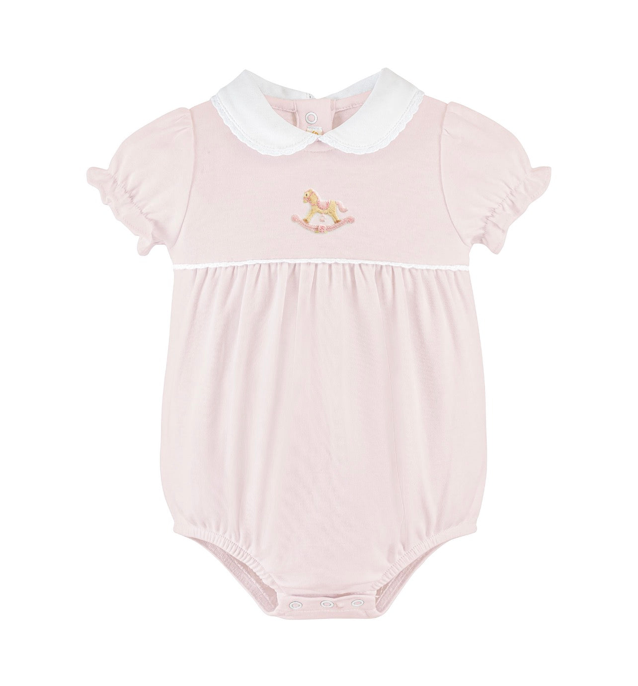 Cute Rocking Horse Pink Bubble
