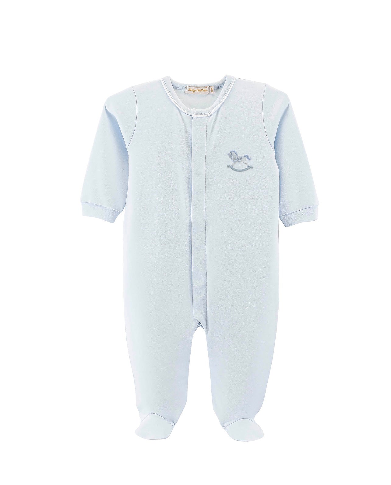 Tiny Rocking Horse Blue Footie