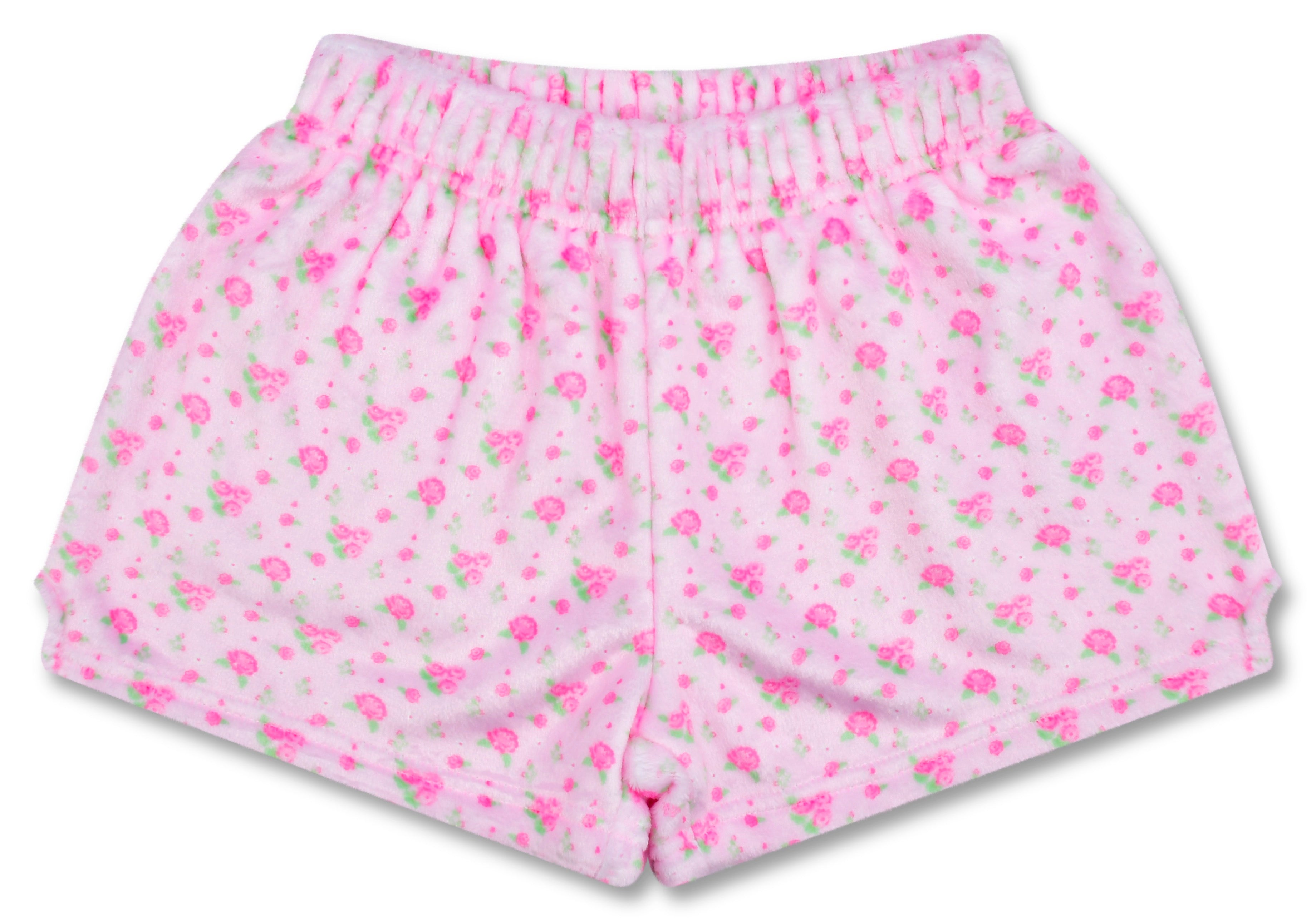 Pretty in Pink Plush Shorts