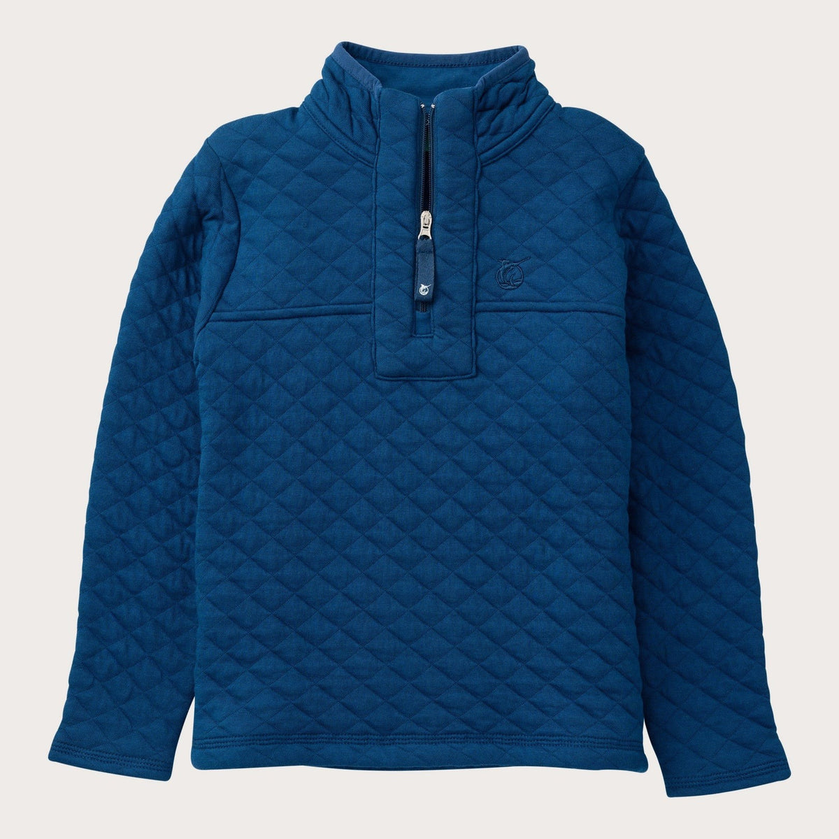 Boys Quilted Zip Pullover