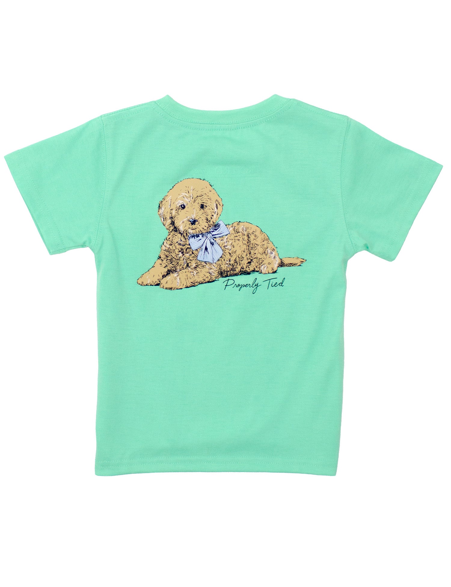 Girls Doodle Short Sleeve In Green