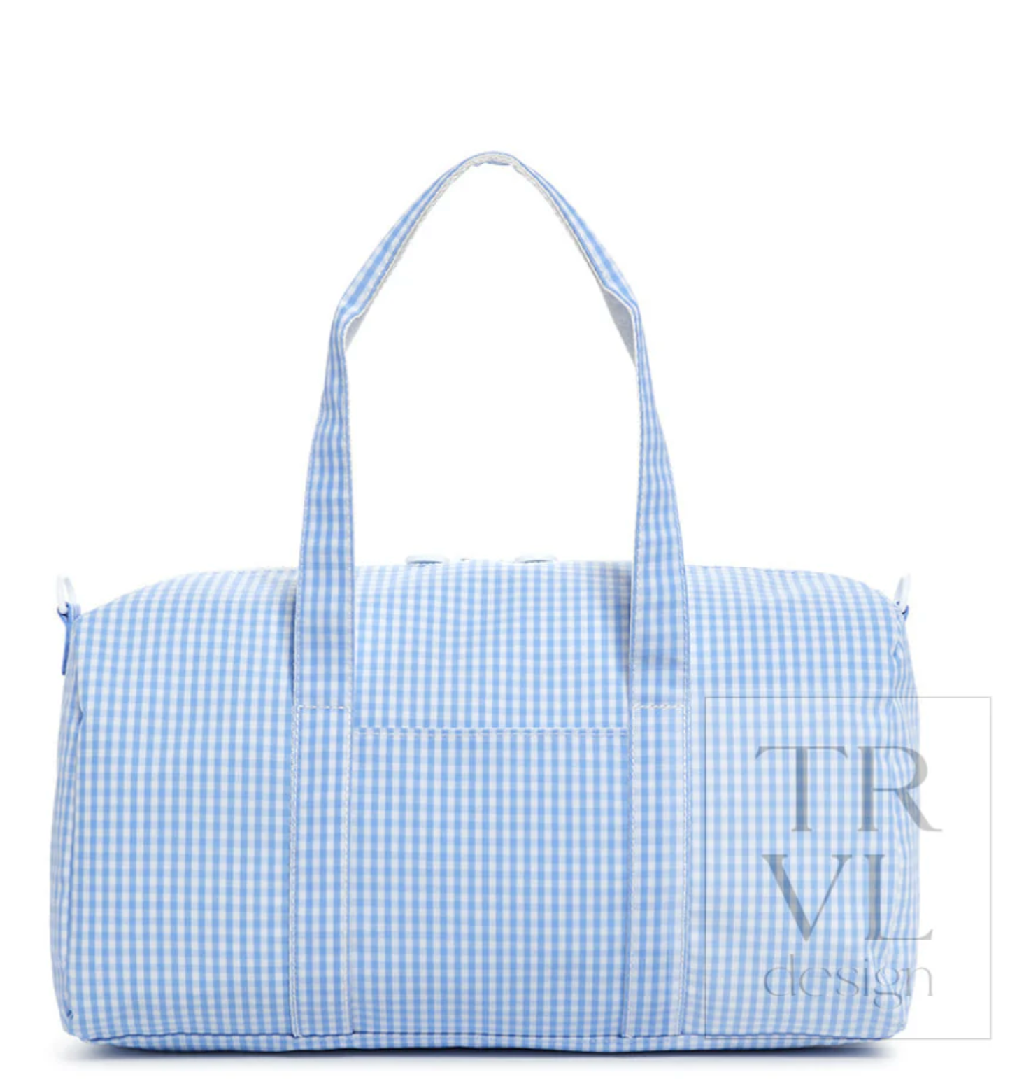 Weekender Duffel Bag - Sky Gingham