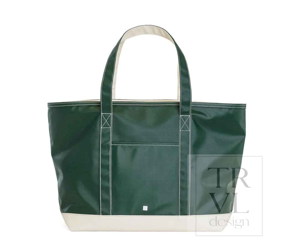 Maxi Tote - Two Tone Heritage Green
