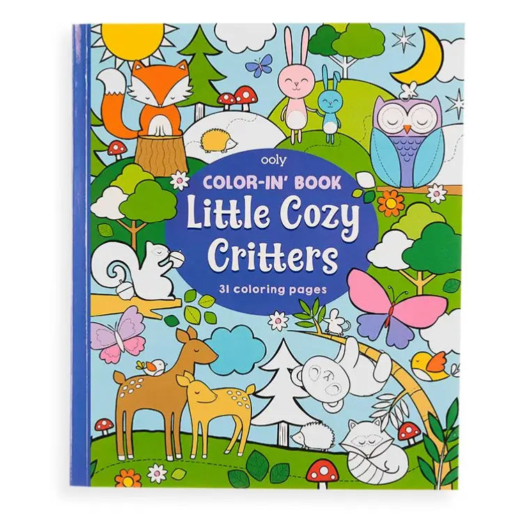Color-in' Book: LIttle Cozy Critters