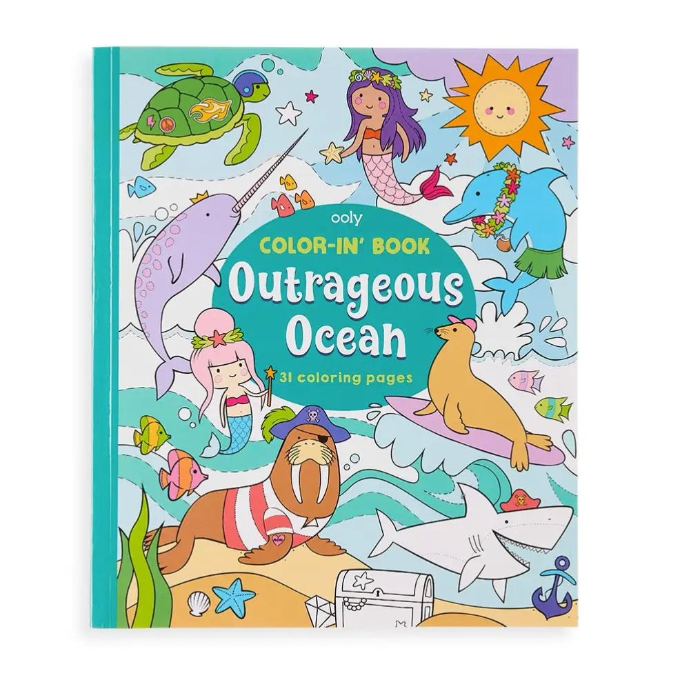 Color-in' Book: Outrageous Ocean