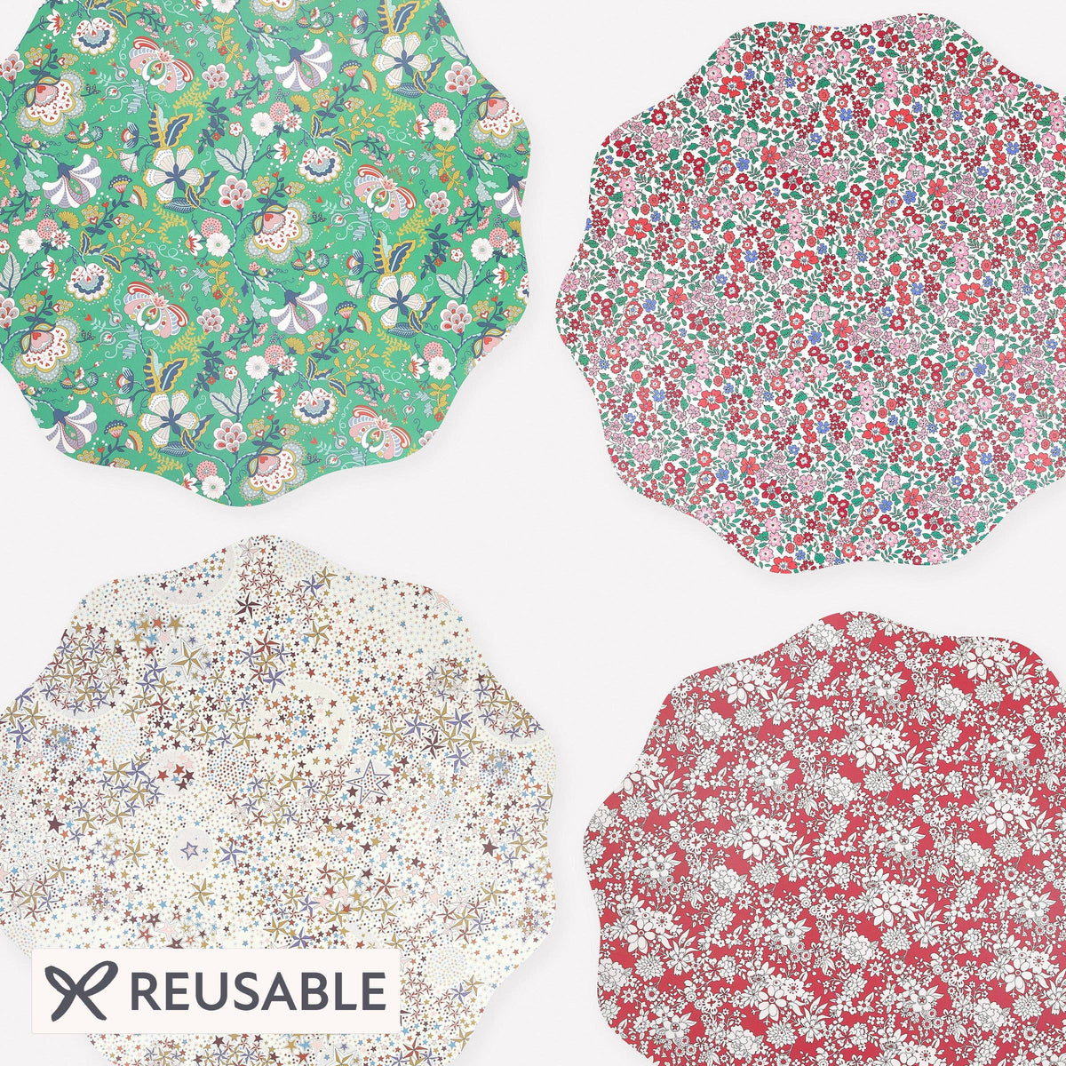Meri Meri x Liberty Winter Placemats Set