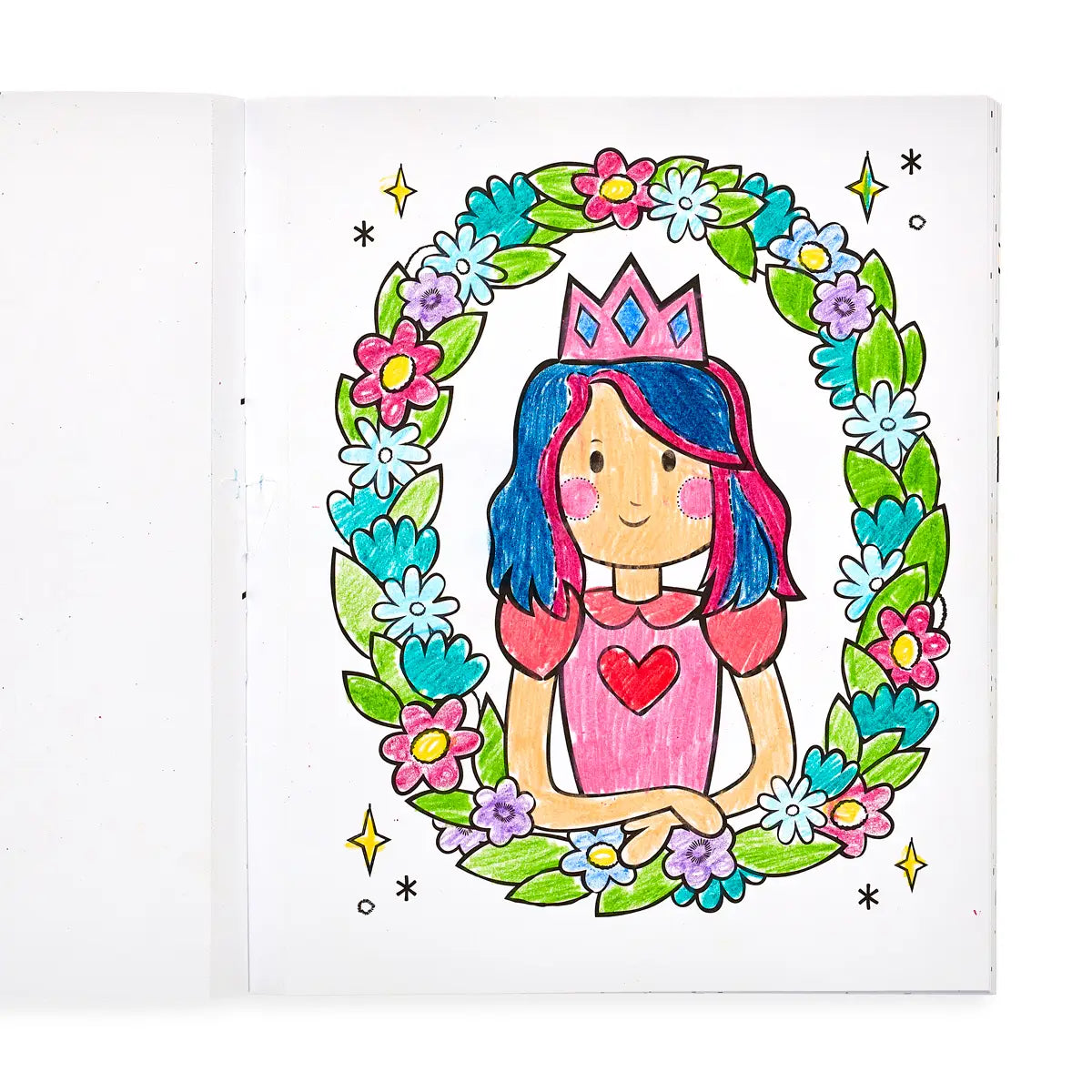 Color-in' Book: Princess & Fairies