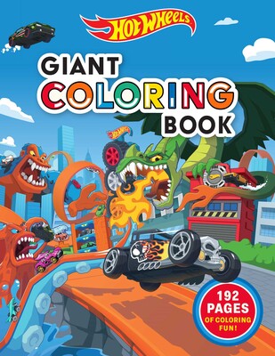 Hot Wheels Giant Coloring Book