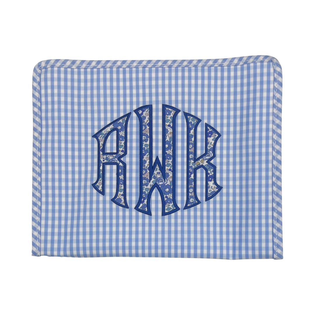 Roadie Large - Sky Gingham