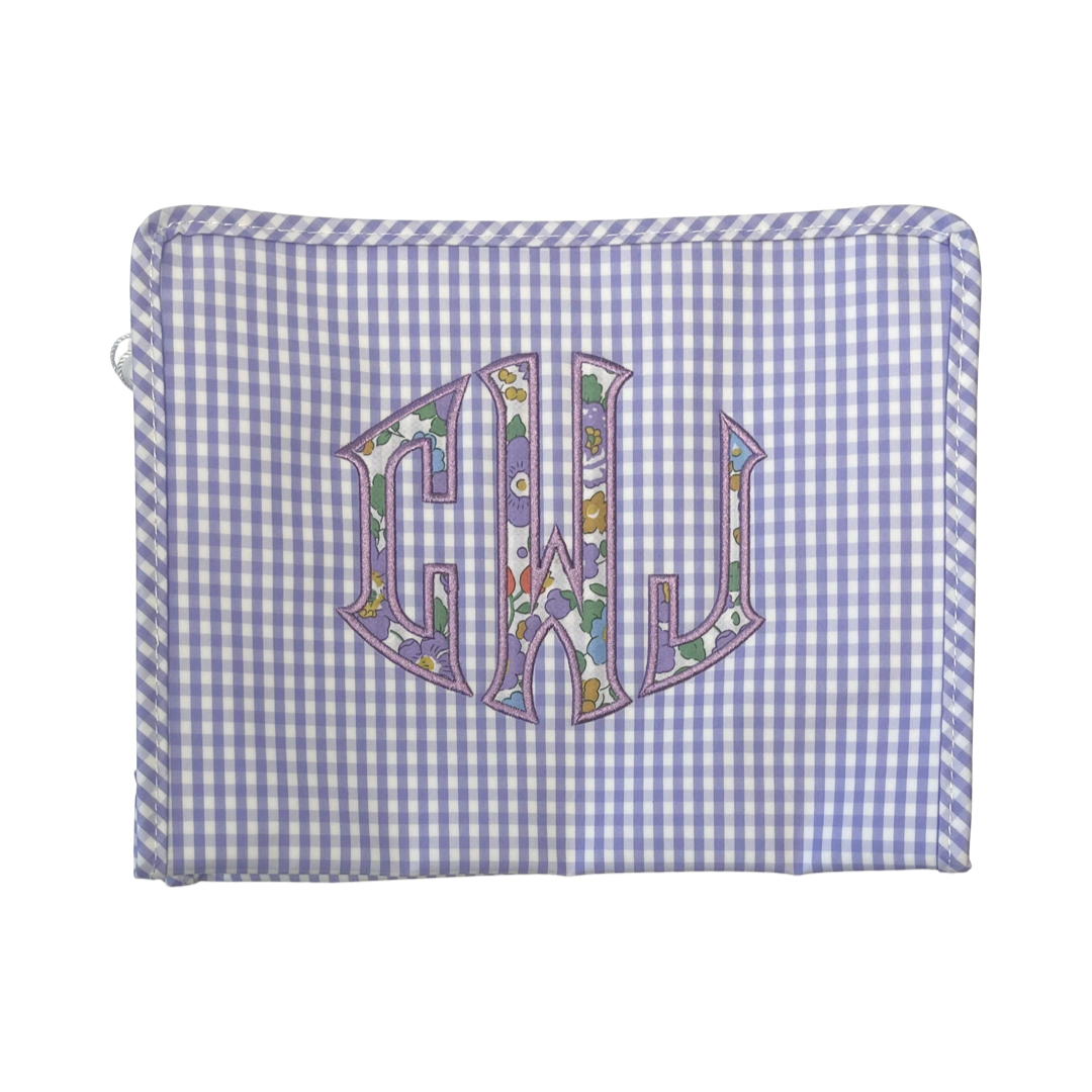 Roadie Large - Lavender Gingham