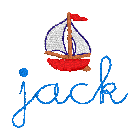 Sailboat with Name