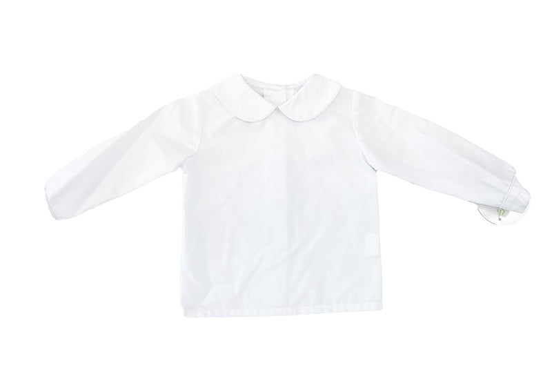 Peter Shirt - White Broadcloth
