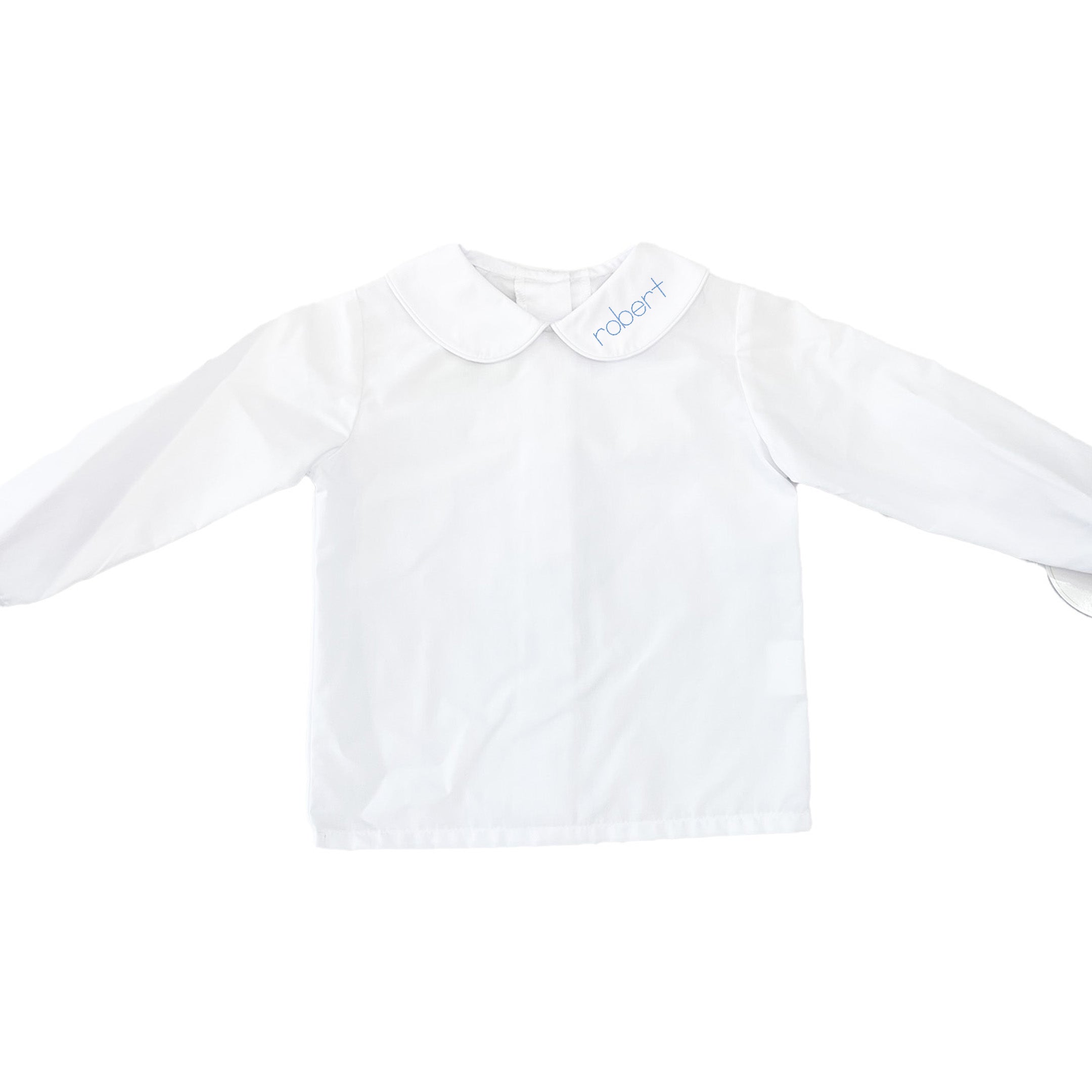 Peter Shirt - White Broadcloth
