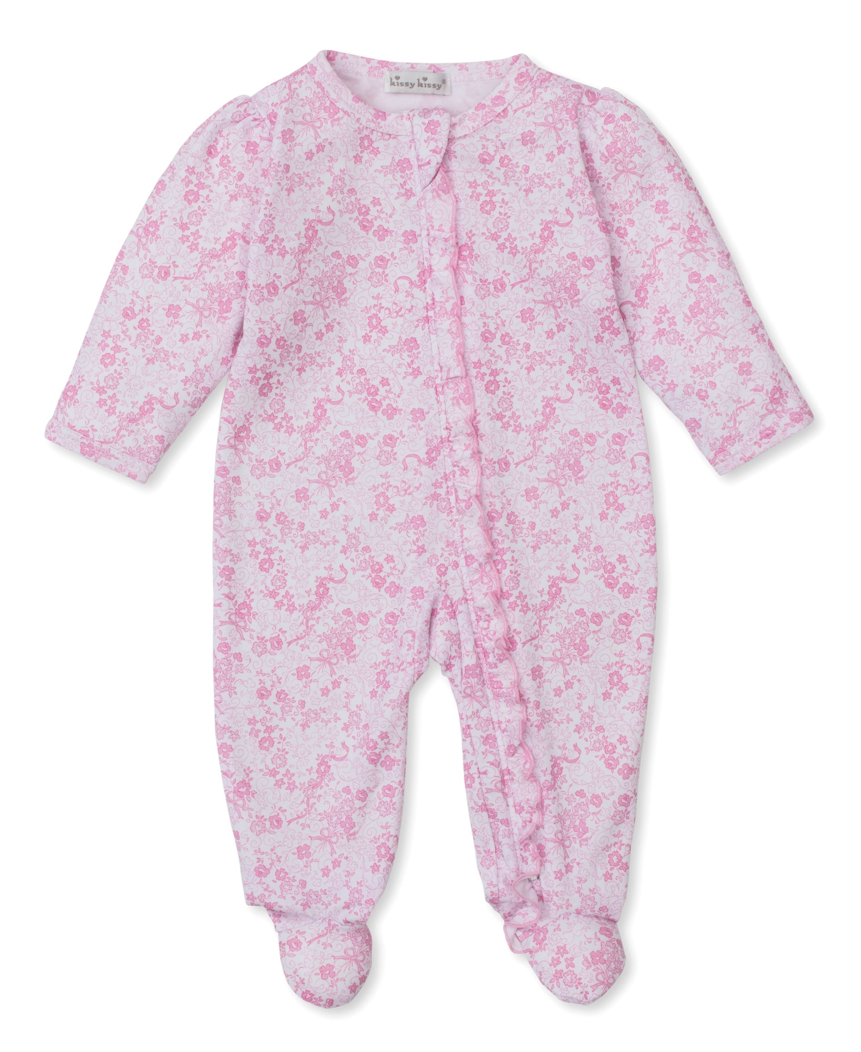 Old English Rose Pima Footie