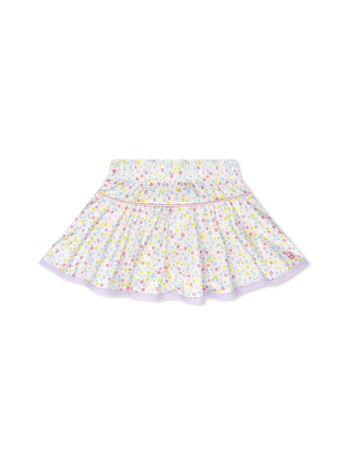 Quinn Skort - Sunny Day Floral, Cotton Candy Pink