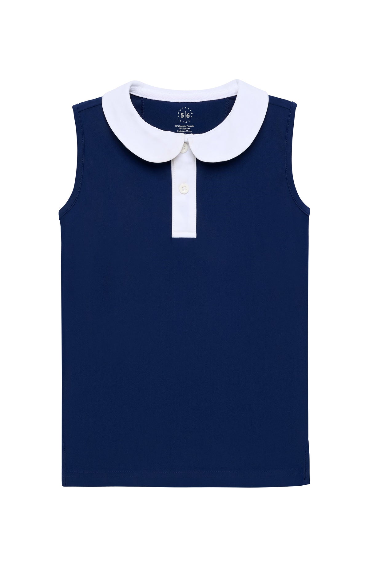 Navy and White Girly Girl Tank