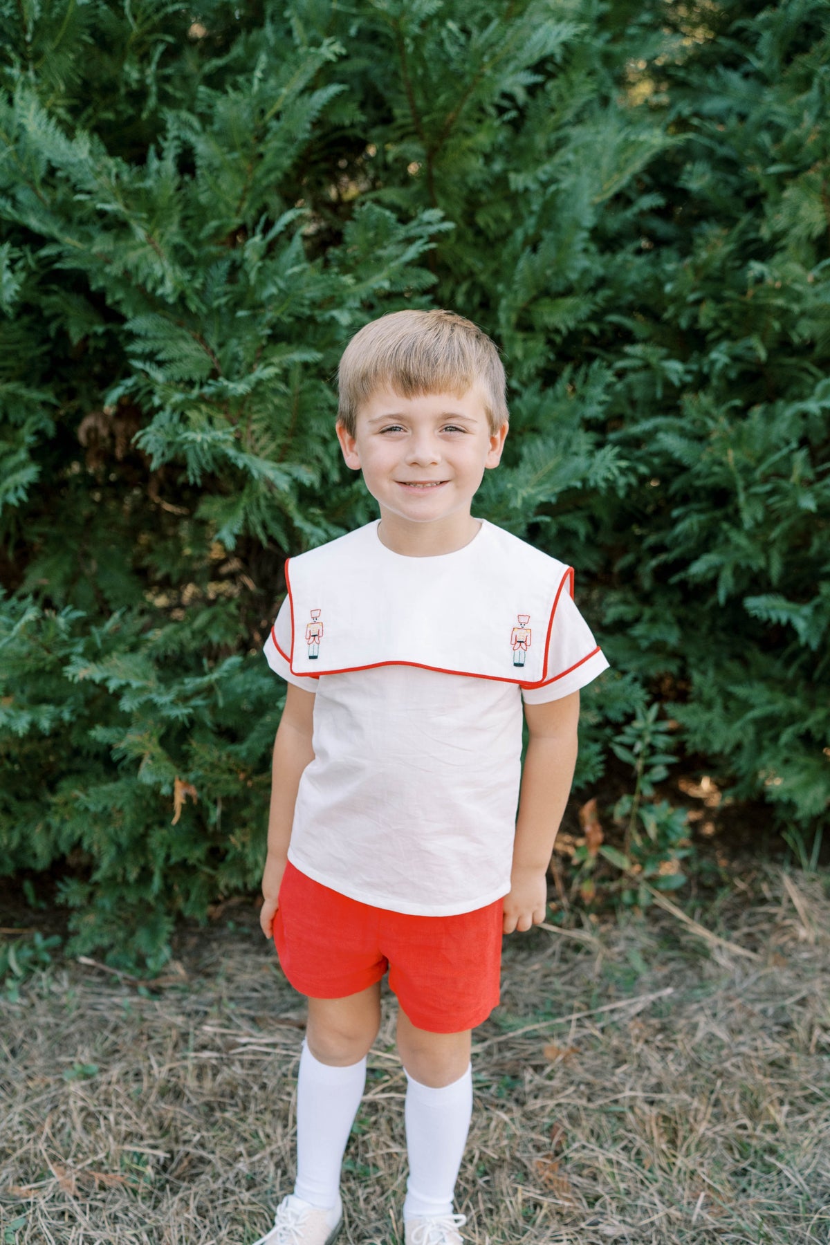 Christian Short Set With Nutcrackers and Red Shorts