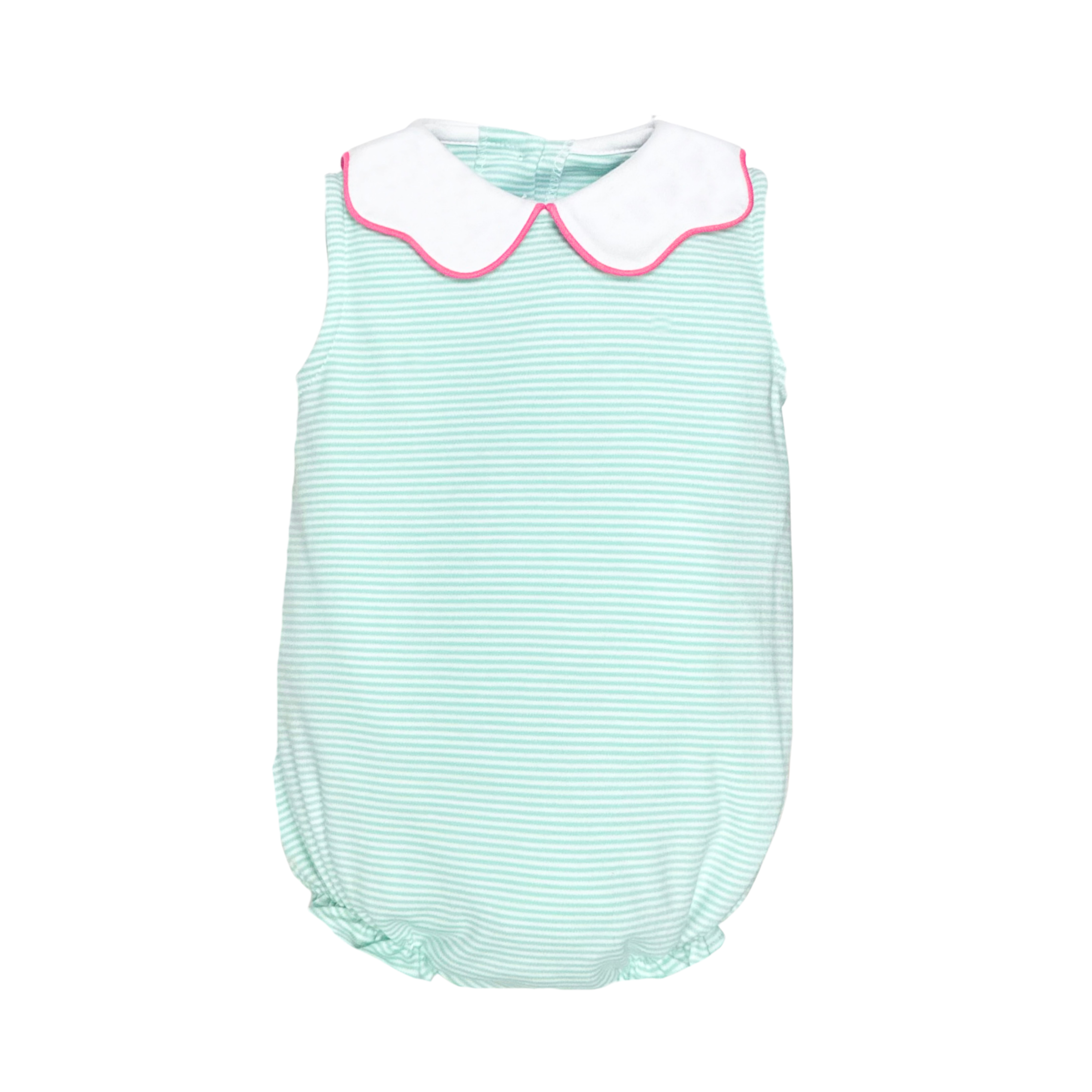 Bryar Bubble Mint Green Stripe and Hot Pink Trim
