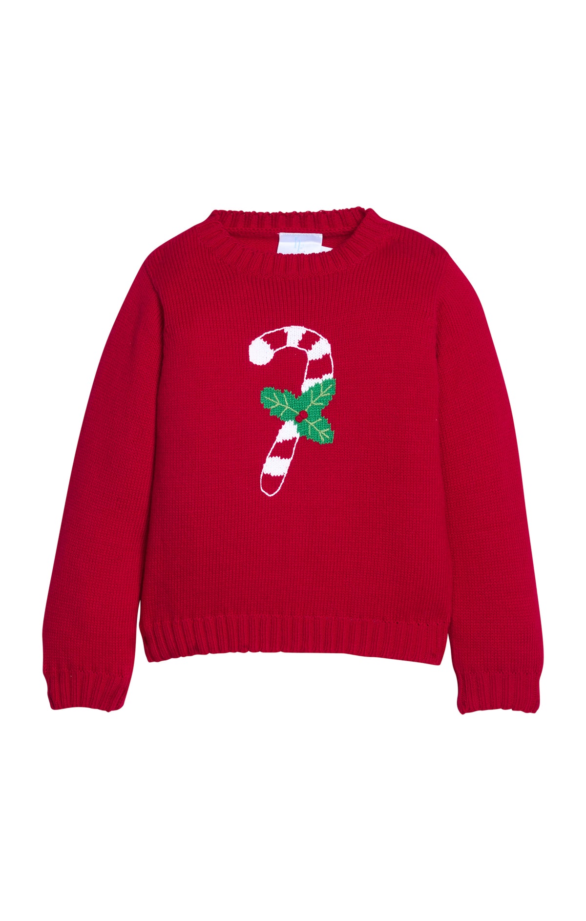 Intarsia Sweater- Candy Cane