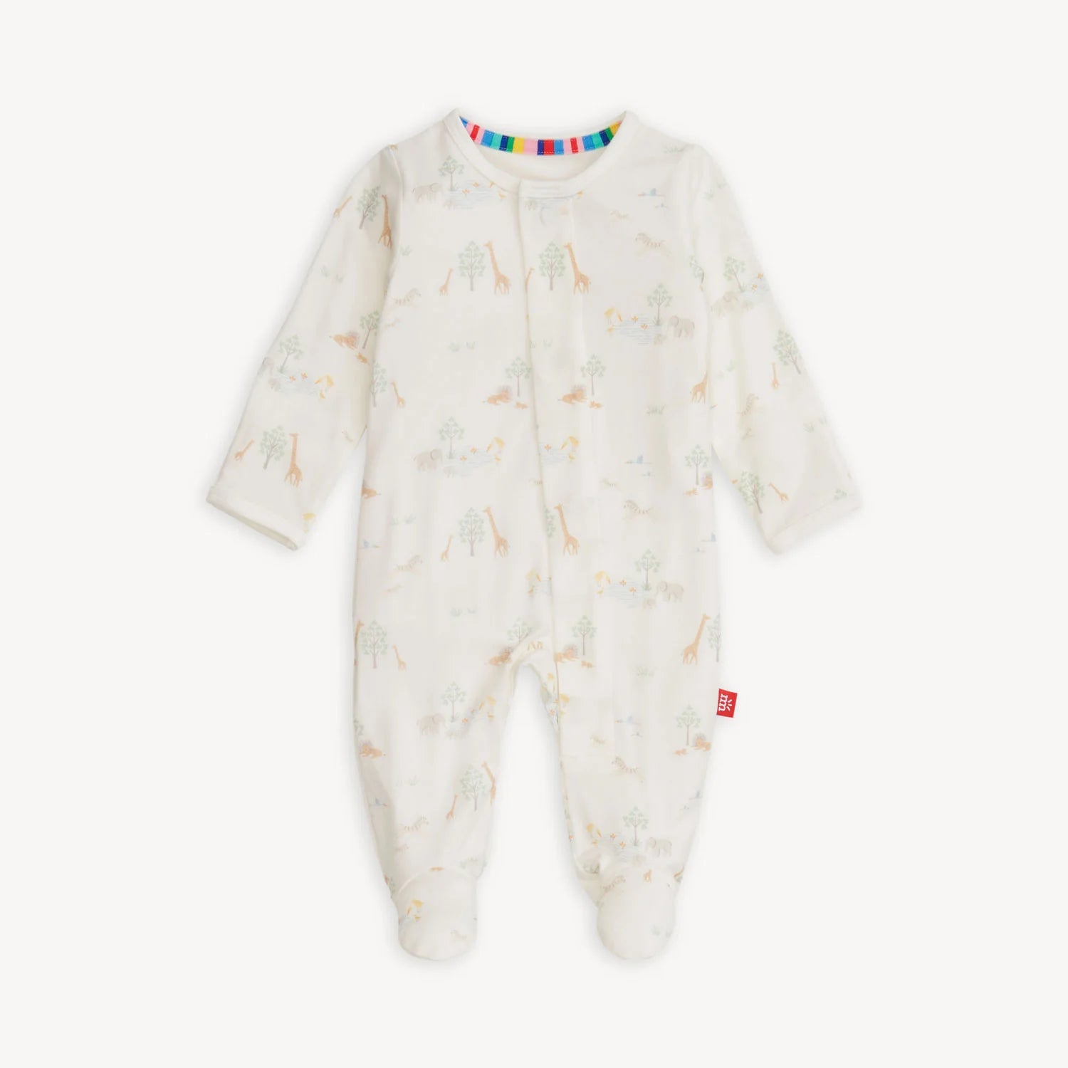 White Serene Safari Modal Magnetic Footie