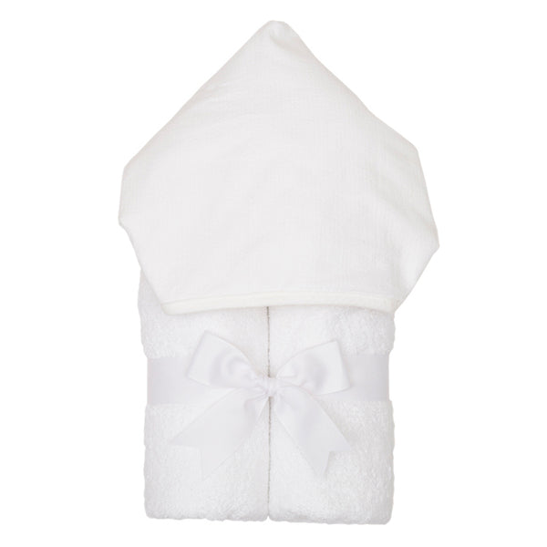 Everykid Towel - White Seersucker