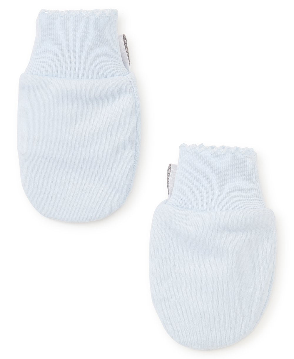 Kissy Kissy Light Blue Mittens