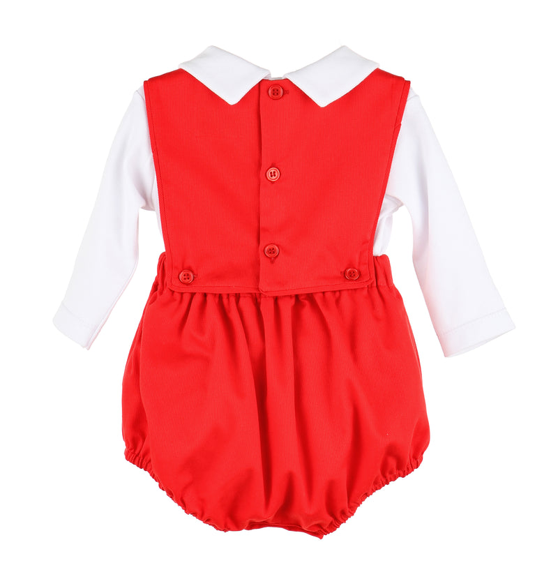 Sophie and Lucas Overall Red