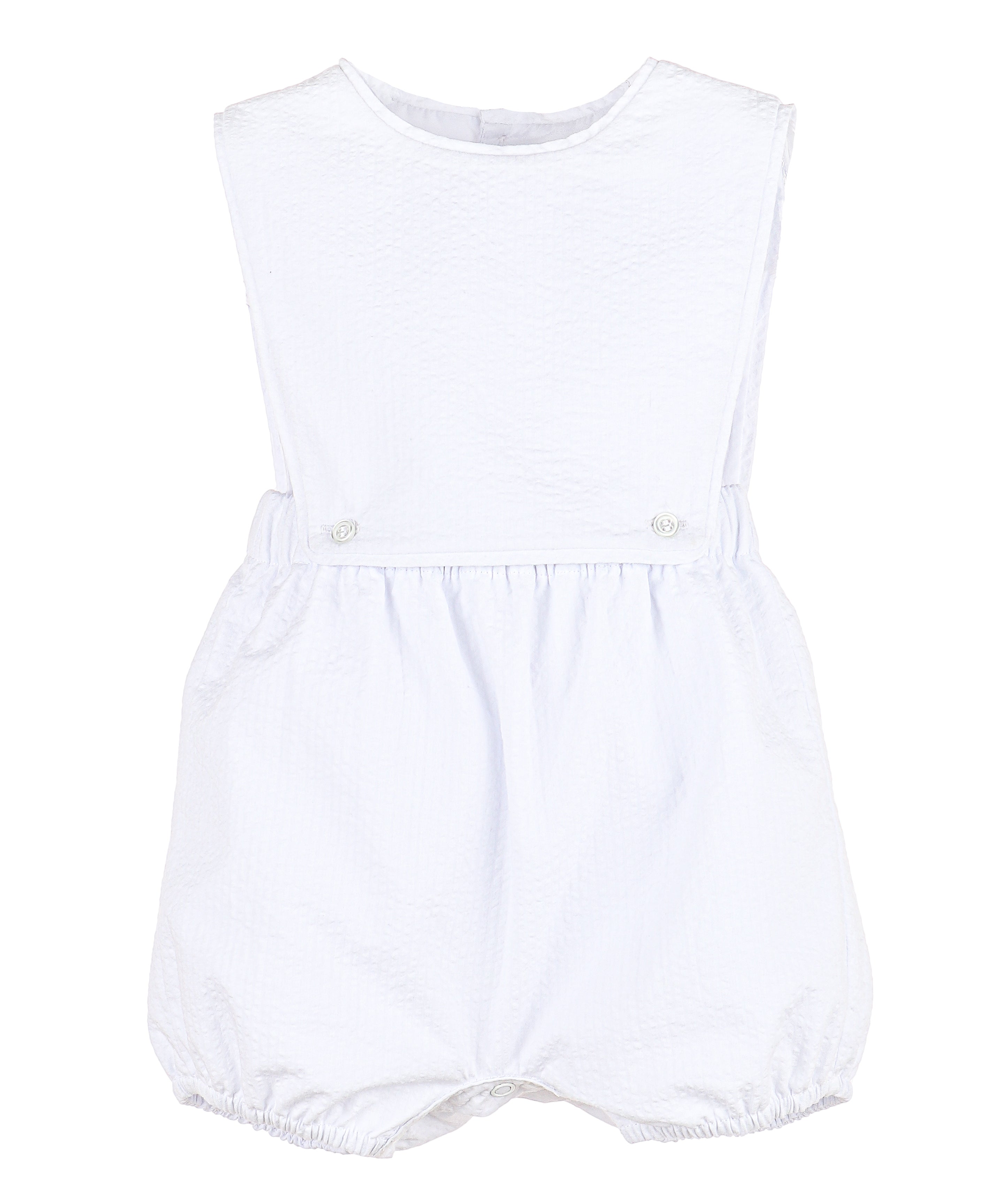 Sip & See Boy Overall in White