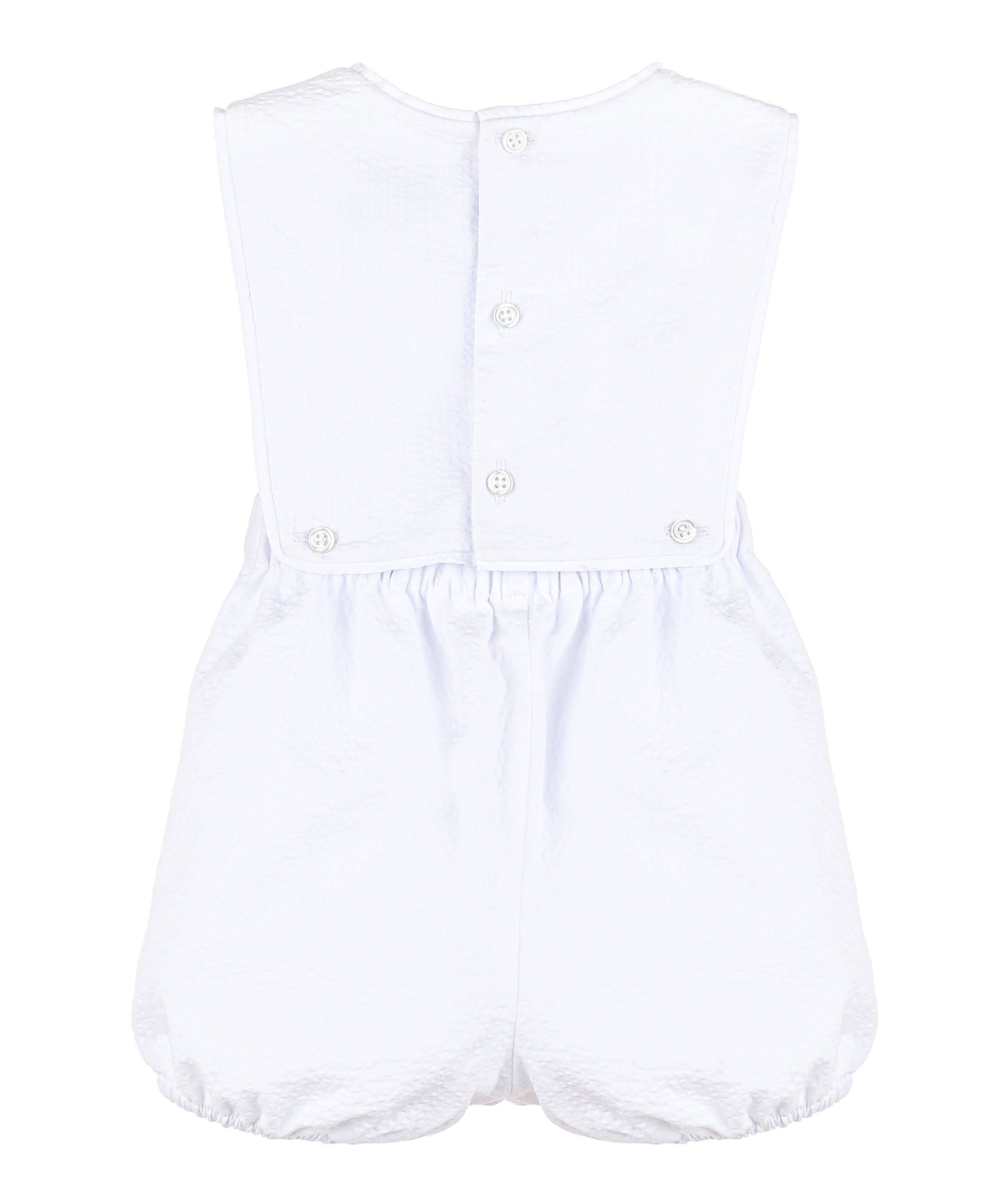 Sip & See Boy Overall in White