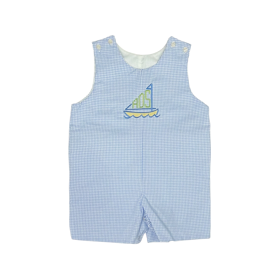Blue Gingham Jon Jon