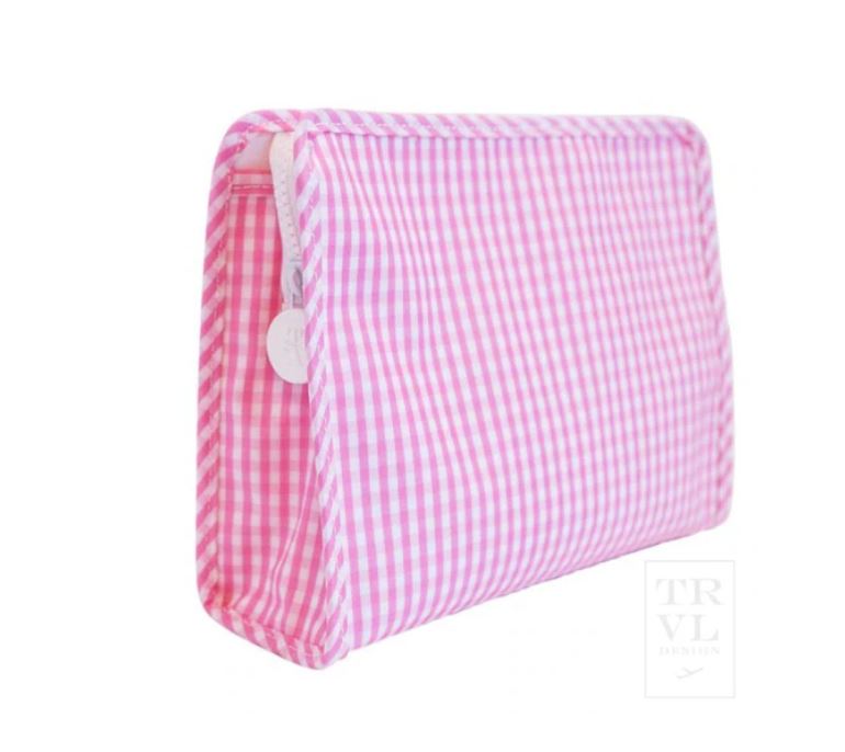 Roadie Large - Pink Gingham