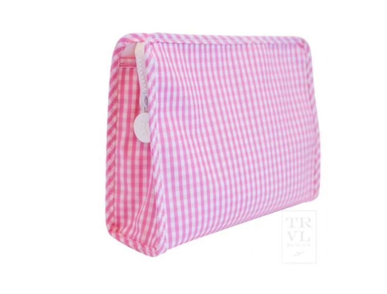 Roadie Medium - Pink Gingham