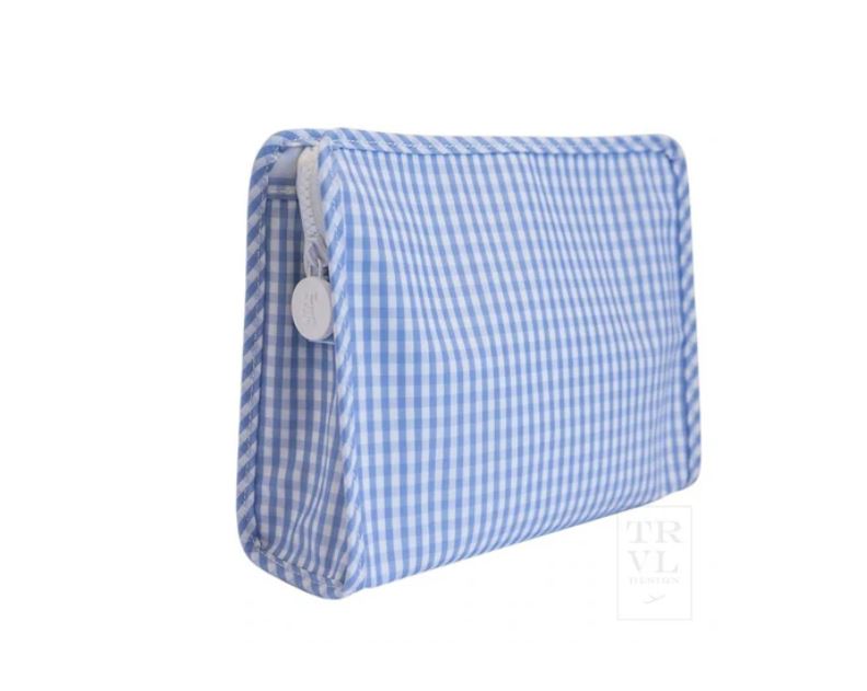 Roadie Medium - Sky Gingham