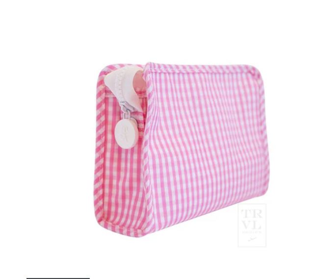 Roadie Small - Pink Gingham