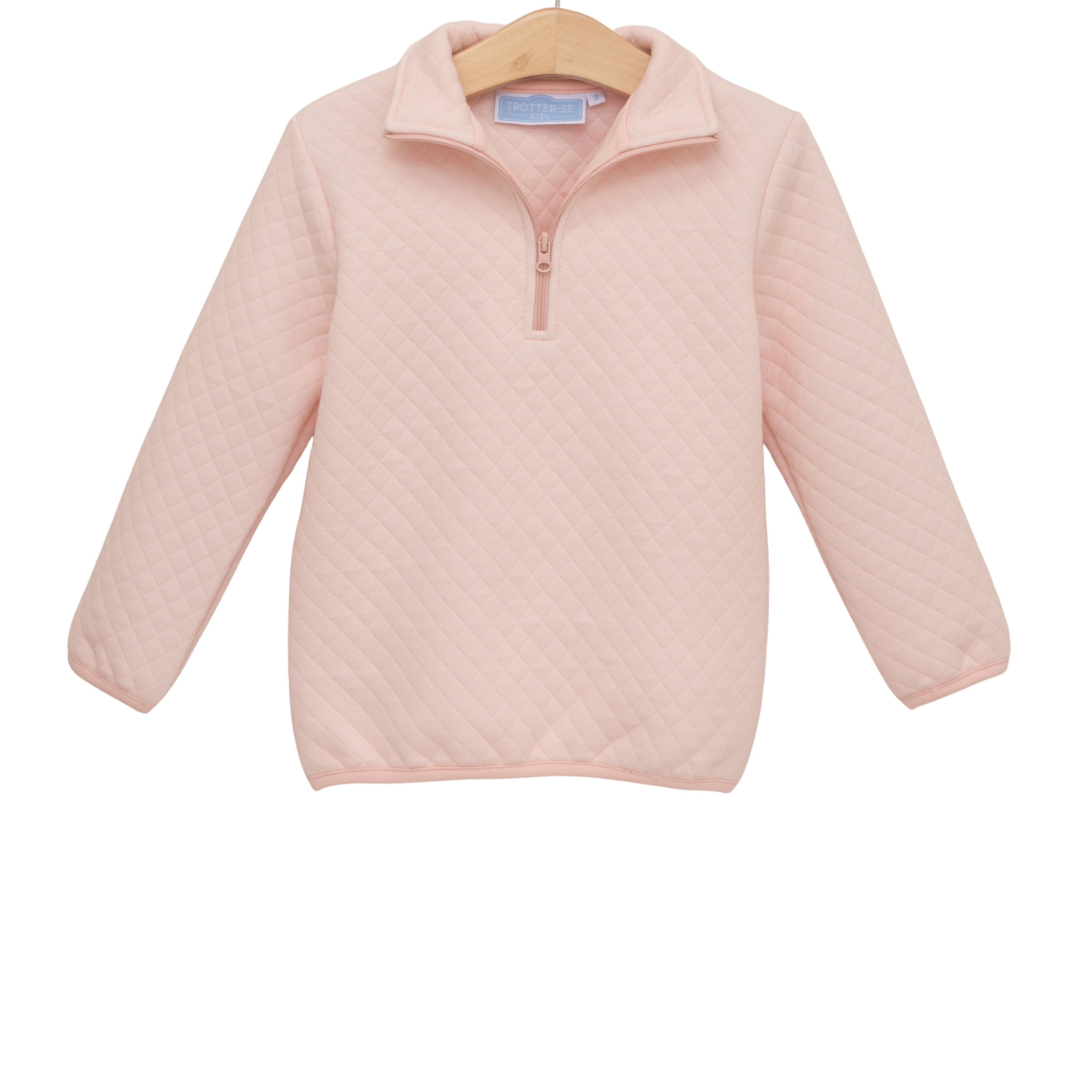 Quilted 1/4 Zip Pullover
